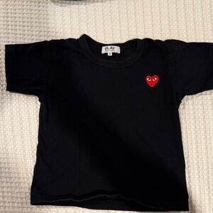 Comme des Garcons PLAY Black Kids Shirt
